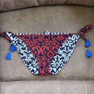 Tommy Bahama Ikat Diamonds string Bikini Bottom - Small - NWOT